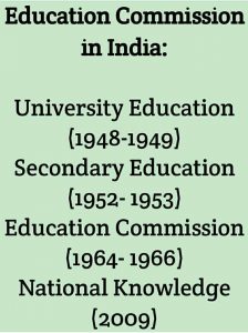 Education commission in India